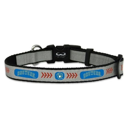 Milwaukee Brewers Retro Reflective Small Baseball Collar